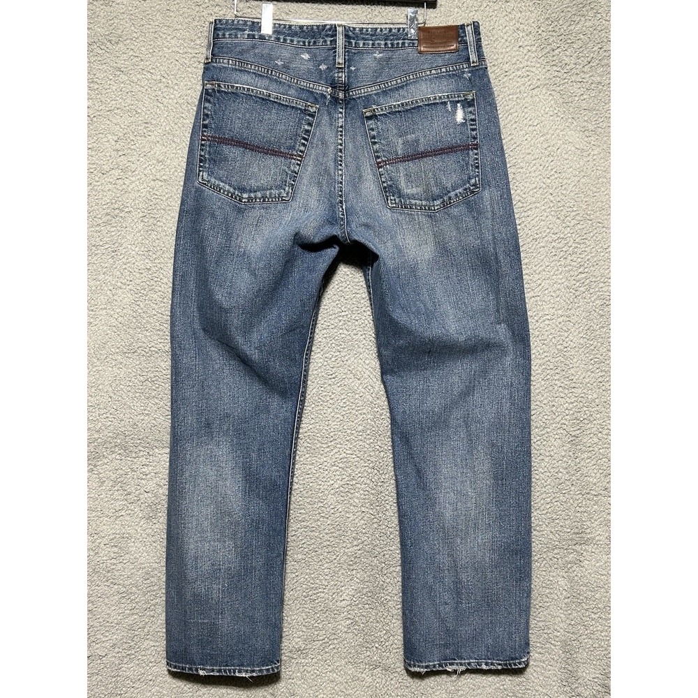 Hilfiger Denim Red Label Freedom Fit Jeans Mens 36x32 Straight Vintage Y2K - Picture 15 of 16